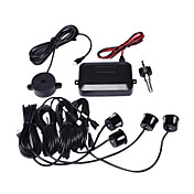 Parking System with 4 Radar+Control Box+Buzzer,Black