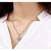 Women's Simple Heart Diamond Necklace