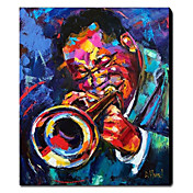 Pintados à mão pintura a óleo Arte Jazz Pessoas 1211-PE0156