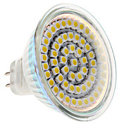 MR16 3W 60x3528 SMD 320-360LM 3000-3500K Warm White Light LED Spot Bulb (220V)