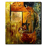 Dipinti a mano persone pittura ad olio 1211-PE0055