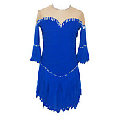 Girl's Figure Skating Dress (Dark Blue)