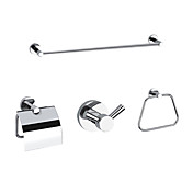 Bathroom Accessory Sets Include Robe Hook,Towel Bar,Toilet Roll Holder and Towel Ring