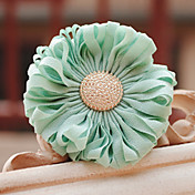 Handmade Green Organza 5.5cm Country Lolita Headdress