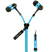 Zip In-Ear Headphones, Orange & Blue, KT-11B