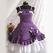 Manches mi-longueur Aristocrat Violet Coton Robe Lolita