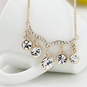 Women's Crystal Basic Short Pendant