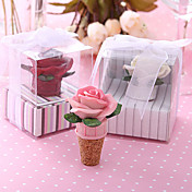 Rose Topper Bottle Stopper(set of 4)