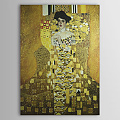 Mrs. Adele Bloch-Bauer, 1907 av Gustav Klimt Museum Quality med Gold Folie
