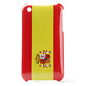 Spanish Flag Hard Case for iPhone 3G and 3GS