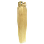 16 Inch 9 stk 100% Indian Remy Hair Silky Straight klip i Hair Extension 26 farver at vælge