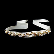 Satin avec strass / imitation Bandeaux femme Pearl