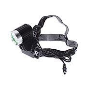 Oppladbart 4-Mode 3 x Cree XM-L LED hodelykt Set + Bike Front Light + Rear Light (batteripakke, AC lader)