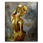 Dipinti a mano persone pittura ad olio 1211-PE0056