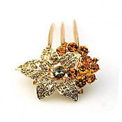 Women's Simple Crystal Diamond Hair Comb