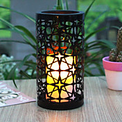 Iron LED Solar Candle Light with Star Shape