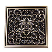 Banheiro Acessório de bronze antigo revestimento do assoalho Latão Drain-LK-1060