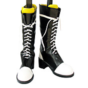Cosplay Boots Inspired by Black Butler Ciel Phantomhive Black and White VER.