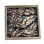 Banheiro Acessório de bronze antigo revestimento do assoalho Latão Drain-LK-1055