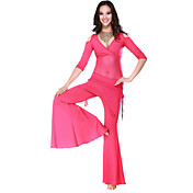 Coton Cristal Performance Vêtements et Tulle Belly Dance Costume Pour Femmes Couleurs Plus