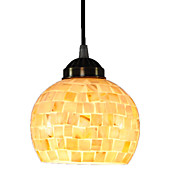 60W E27 Light Contemporary colgante con pantalla en función Shell