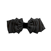 Handmade Black Organza 9.5cm Classic Bow Lolita Headdress