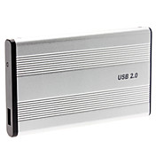 2.5" Alluminum USB 2.0 IDE External Case Enclosure