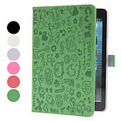 Cartoon Style PU Leather Case with Stand for iPad mini (Assorted Colors)