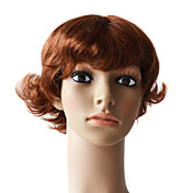 100% Human Remy Hand Tied Hair Lace Front Wave 8 Inches Hair Wigs Multi-Colors to Choose