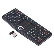 rii mini-contact n7 2.4ghz mini clavier sans fil QWERTY complet pour PC, HTPC, pomme, xbox360, wii, ps3