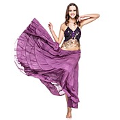 ropa de danza del vientre dancewear desempeño falda para las damas más colores