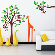 Enfant Singe Girafe Stickers muraux