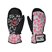 Snowproof Snow-Flake Rruesch-Vrouwen Patroon Skiën Handschoenen