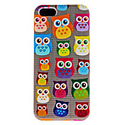 Cute Owl Pattern Hard Case for iPhone 5