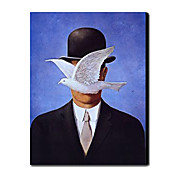 Pintados à mão pintura a óleo Homem Pessoas no Bowler Hat 1211-PE0049