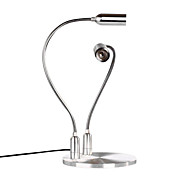7W Contemporary Aluminum LED Dual Table Lamp