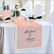 Personalized Reception Desk Table Runner - Orange
