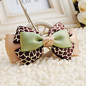 Handmade Green and Pink Satin 9.5cm Bow Classic Lolita Headdress
