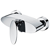 Zeitgenössische Chrome Finish Einhand-Brausebatterie