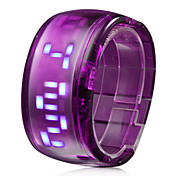 Futuristisch LED-Horloge (Paars)