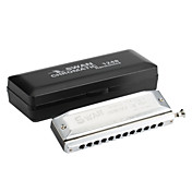 Swan - (SW1248) 12 Hole 48 Tone Chromatic  Harmonica with Plastic Box