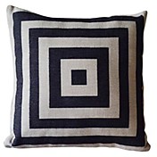 Geometric Pattern Cotton/Linen Decorative Pillow Cover