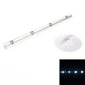 1W luce bianca a forma di colonna regolabile LED Lamp (3xAAA)