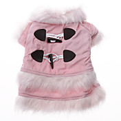 Buckskin Velvet Brasão Top Grade para Cães (rosa, XS-XL)