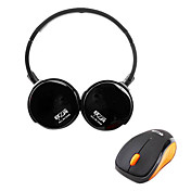2.4G sans fil pour casque avec Set Souris optique 500/1000/1600dpi