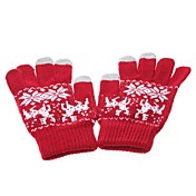 Fawn Pattern Capacitive Screen Touching Hand Warmer Glovers for iPhone , iPad and Others (Assorted Colors)