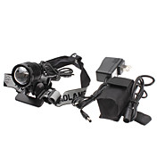 UniqueFire Rechargeable Zoom 5-Mode Cree XM-L T6 LED-Scheinwerfer-Set (10w, 1000LM, Akku + Ladegerät)