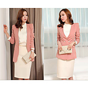 ALAN Duplo mama Blazer manga comprida Slim (mais cores)