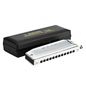 Swan - (SW1248-3) 12 Hole 48 Tone Chromatic  Harmonica with Plastic Box (Thick Reed Plate)