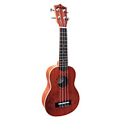 Hanknn - (Cartoon-Snake-21) Plywood Mahogany Soprano Ukulele with Bag